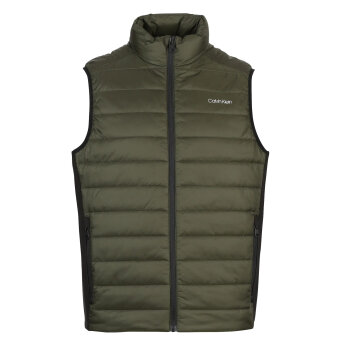 Calvin Klein - Calvin Klein - Quiltet Side Logo | Vest Dark Olive