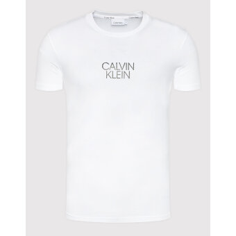 Calvin Klein - Calvin Klein - Organic Center logo tee | T-shirt Bright White