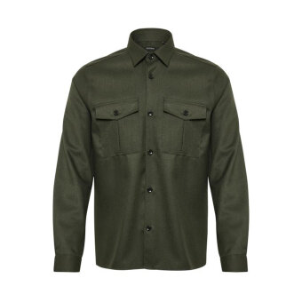 Matinique - Matinique - Glibbon | Overshirt Olive night