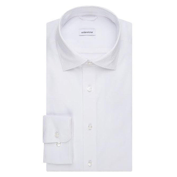 Seidensticker - Seidensticker - 650400 Perfomance shirt | Slim fit Skjorte 1 Hvid