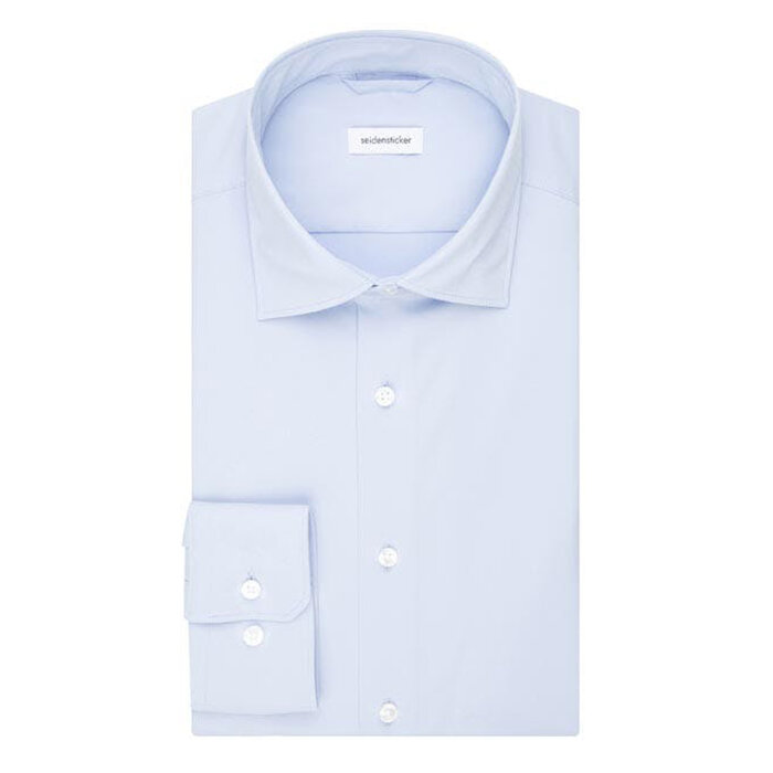 Seidensticker - Seidensticker - 650400 Perfomance shirt | Slim fit Skjorte 11 Lyseblå