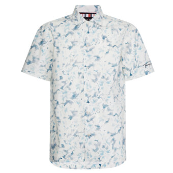 Tommy Hilfiger  - Tommy Hilfiger - Print | Skjorte K/Æ 0GY Ivory