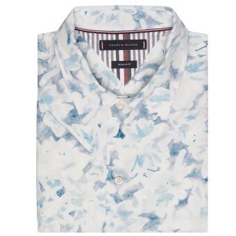Tommy Hilfiger  - Tommy Hilfiger - Print | Skjorte K/Æ 0GY Ivory
