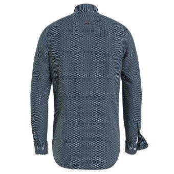 Tommy Hilfiger  - Tommy Hilfiger - seersucker | Skjorte Blå