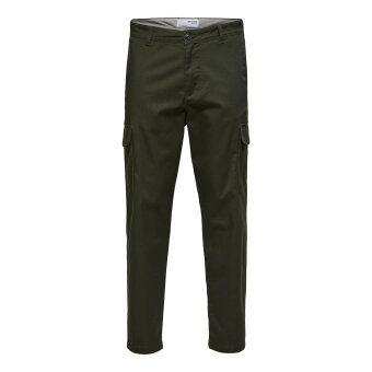 Selected - Selected - Gainford cargo | Chino bukser Forest night