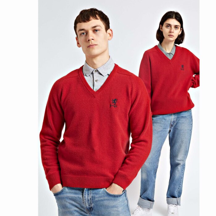 Pringle of Scotland - Pringle - V-Neck | Strik Ruby red