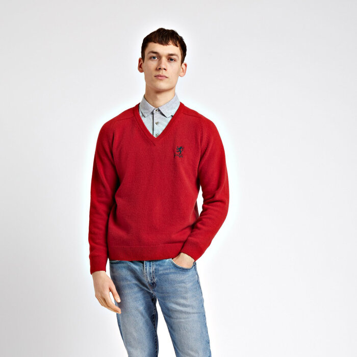Pringle of Scotland - Pringle - V-Neck | Strik Ruby red
