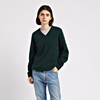 Pringle of Scotland - Pringle - V-Neck | Strik Bottle Green