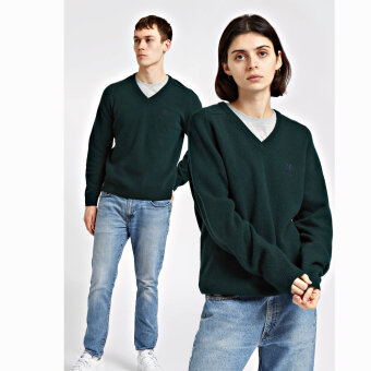 Pringle of Scotland - Pringle - V-Neck | Strik Bottle Green