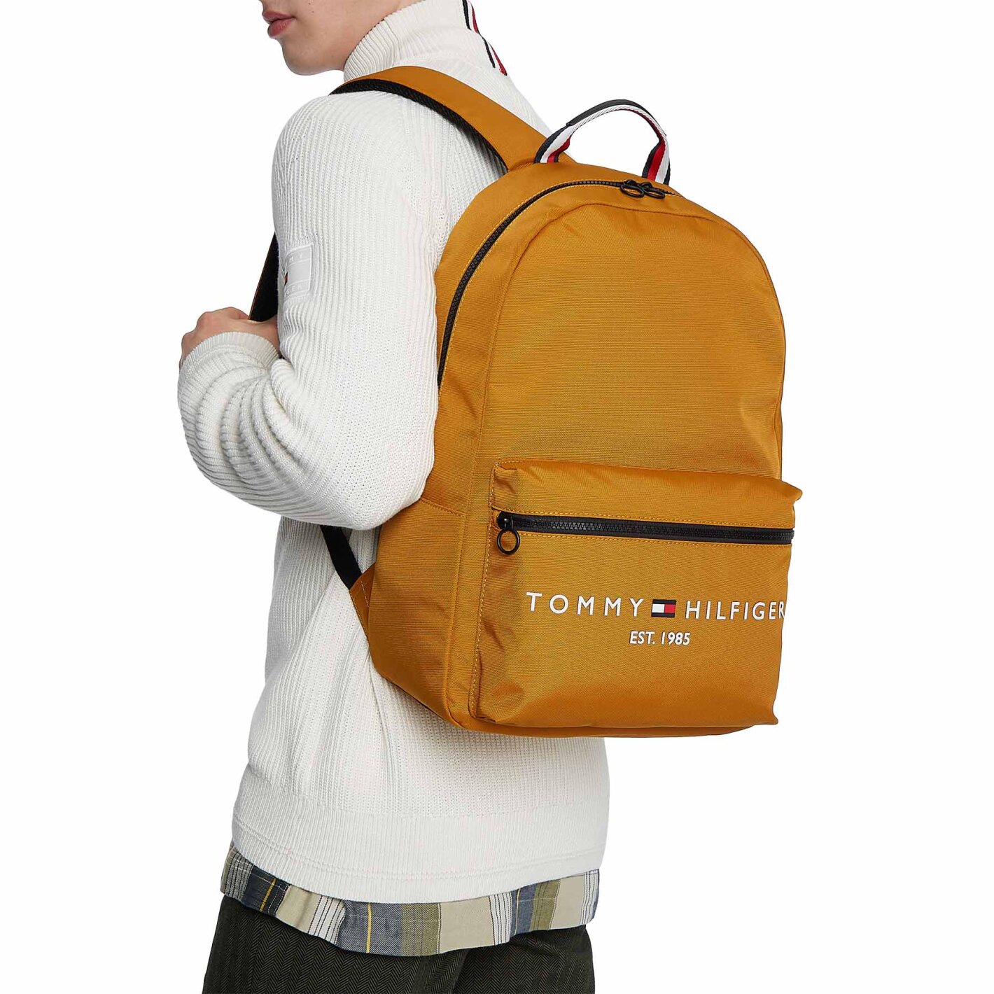 Tommy hilfiger store gold backpack