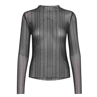 ICHI ( Dame ) - ICHI-  IHHAVILA LS | MESHTOP BLACK
