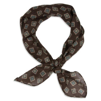 Portia - Portia - Bandana wool/silk | Charmeklud Brown
