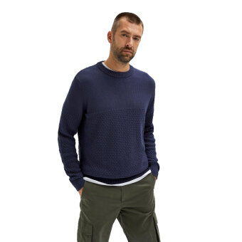 Selected - Hartley knit | Strik Navy blazer