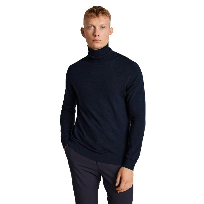 Matinique - Matinique - Merino rollneck | Rullekrave Dark navy