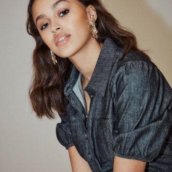 Pulz Jeans ( Dame )  - PULZ - PZCASSANDRA DRESS | DENIMKJOLE