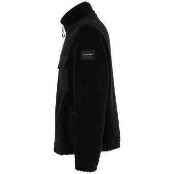 Calvin Klein - Calvin Klein - Mix media fleece jacket | Jakke Sort