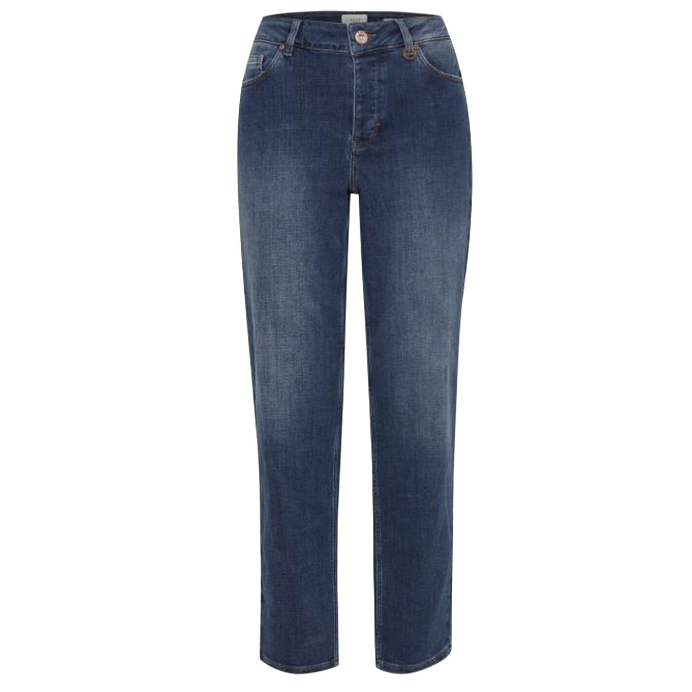 Køb Pulz PZEMMA Regular Jeans i dark blue ♥ Fri fragt UDSALG