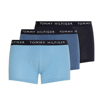 Tommy Hilfiger  - Tommy Hilfiger - 3pk trunk | Tights Blå