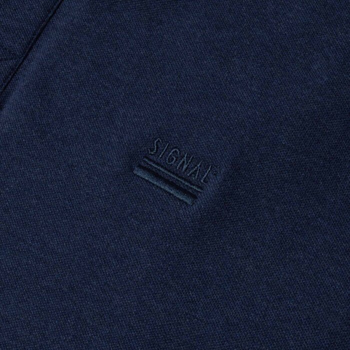 Signal - Signal - Nicky Organic | Polo T-shirt Marine Blue Melange