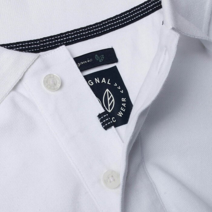 Signal - Signal - Nicky Organic 1 | Polo T-shirt White