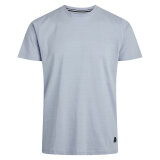 Signal - Signal - Alvin stripe Organic | T-shirt Chambrey Blue