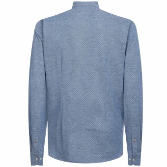 Tommy Hilfiger  - Tommy Hilfiger - 1985 Knitted dobby shirt | Skjorte Dark navy 