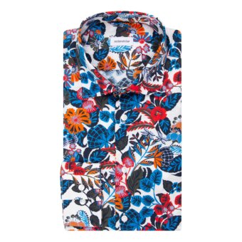 Seidensticker - Seidensticker - 653590 | Slim fit Skjorte Rot