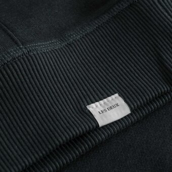 LES DEUX - Les Deux - Circle hoodie | Hættetrøje Raven/blue