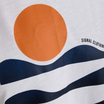 Signal - Signal - Earl tea print | T-shirt White 