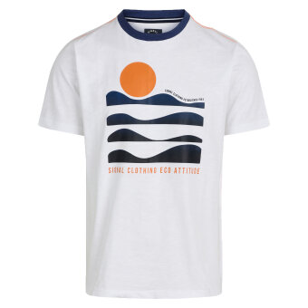 Signal - Signal - Earl tea print | T-shirt White 