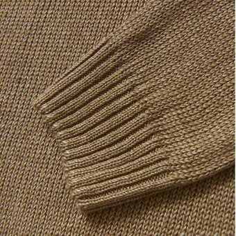 Oscar Jacobson - Oscar Jacobson - Adrian roundneck | Strik Suede beige