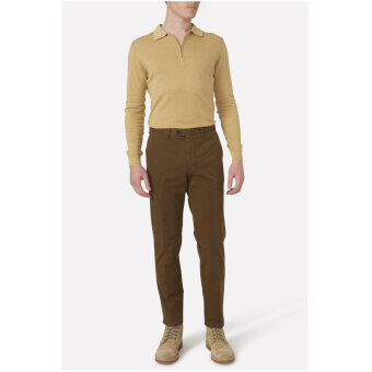 Oscar Jacobson - Oscar Jacobson - Darwick trousers | Chinos Barque brown