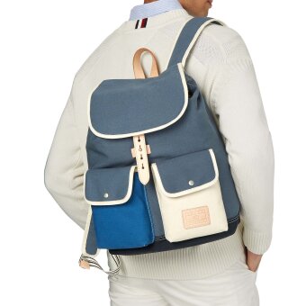 Tommy Hilfiger  - Tommy Hilfiger - Canvas Flap Backpack | Rygsæk Twilight Indigo
