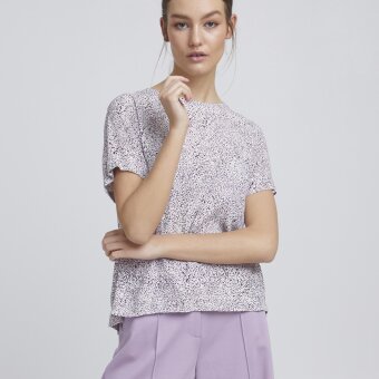 ICHI ( Dame ) - ICHI - IHHARENA SS | T-SHIRT LAVENDER MIST
