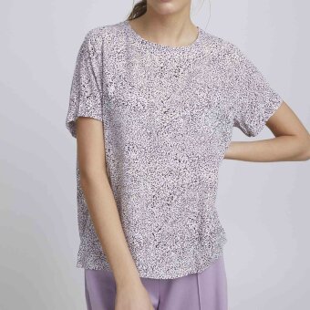ICHI ( Dame ) - ICHI - IHHARENA SS | T-SHIRT LAVENDER MIST