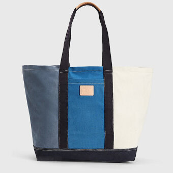 Tommy Hilfiger  - Tommy Hilfiger - Sustainable canvas tote bag | Taske Twilight indigo 