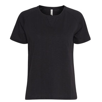 Pulz Jeans ( Dame )  - PULZ - PZBRIT | T-SHIRT BLACK BEAUTY