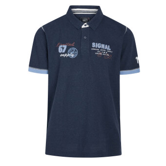 Signal - Signal - Waylon application | Polo T-shirt Marine blue mel.
