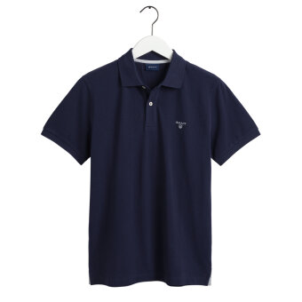 Gant - Gant - Pique | Polo T-shirt Evening blue