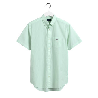 Gant - Gant - Broadcloth banker | K/Æ Skjorte Absinthe Green