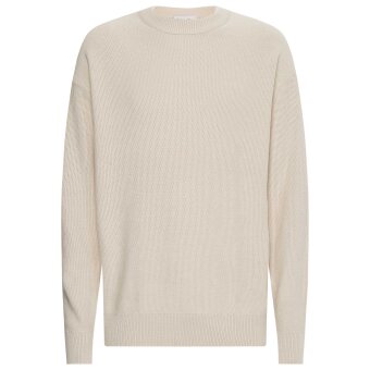 Calvin Klein  - Calvin Klein - Texture sweater | Strik Stony beige