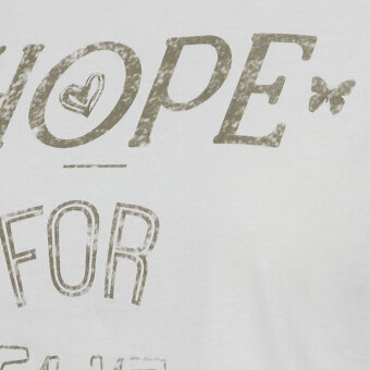 Pulz Jeans ( Dame )  - PULZ - PZHOPE DEEP | T-SHIRT BLANC DE BLAN