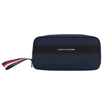 Tommy Hilfiger  - Tommy Hilfiger - TH horizon washbag | Toilettaske Space Blue