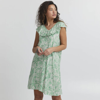 ICHI ( Dame ) - ICHI - IHMARRAKECH AOP DR11 | KJOLE 165932 HOLLY GREEN