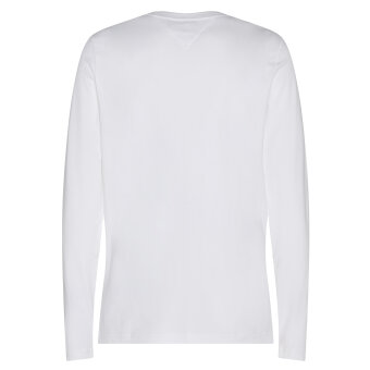 Tommy Hilfiger  - Tommy Hilfiger - TH stretch slim fit LS tee | T-shirt White
