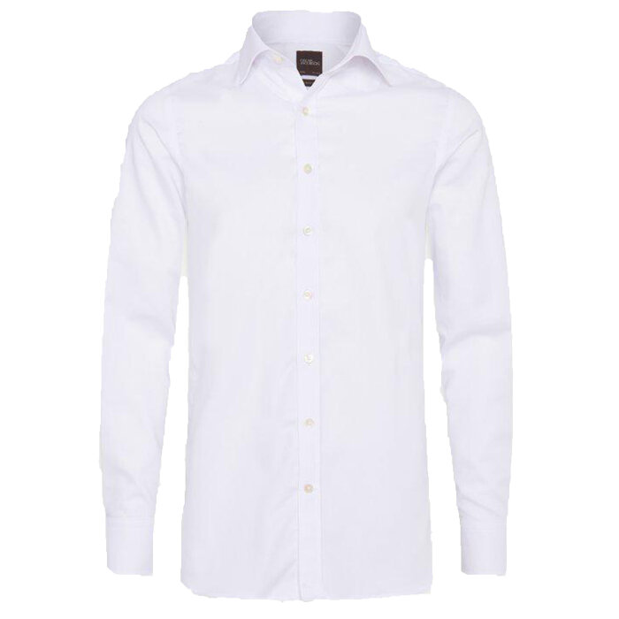 Oscar Jacobson - Oscar Jacobson - Cut away shirt | Skjorte Hvid