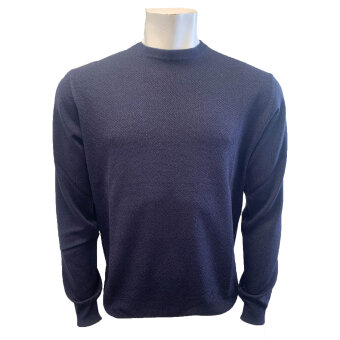 Limited Edition - Limited Edition - Crew wool sweater | Strik Navy