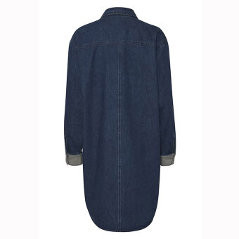 Pulz Jeans ( Dame )  - PULZ - PZDEXI SH | SKJORTE MEDIUM BLUE DENIM