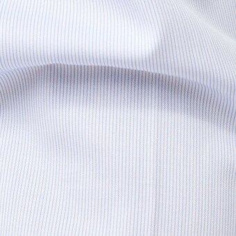 Xacus - Xacus - Cutaway shirt | Tailored fit Skjorte Light Blue Strib