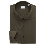 Xacus - Xacus -  Collar smal cutaway shirt | Tailored fit Skjorte Green